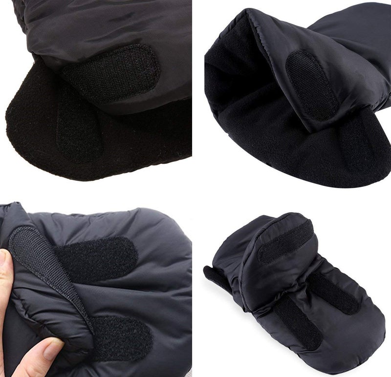 Berocia Winter Strollet Gloves, Universal Baby Strolller Hand Muff Waterproof Windproof Mitten Extra Thick - Image 5